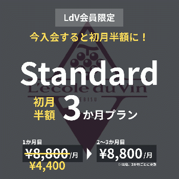 【LdV会員限定】初月半額3か月プラン/Standard